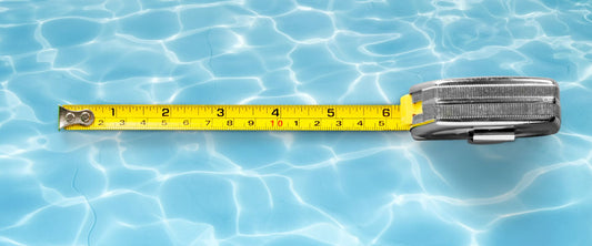 What size is my pool pipe? pic of measuring tape